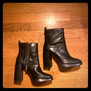 ZARA platform ankle boot
